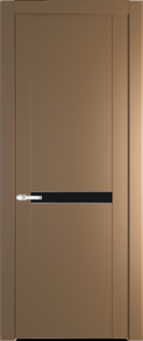 Межкомнатная дверь Profil Doors 1.4 P Монохром черный Перламутр золото
