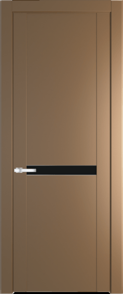 Межкомнатная дверь Profil Doors 1.4 P Монохром черный Перламутр золото