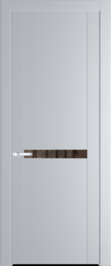 Межкомнатная дверь Profil Doors 1.4 P Зеркало бронзовое Лайт Грей (RAL 870-01)