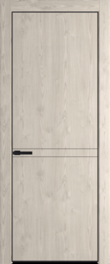 Межкомнатная дверь Profil Doors Orange 11 NE.O Каштан светлый Черный матовый RAL9005