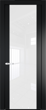 Межкомнатная дверь Profil Doors 1.7 P Лак классик Блэк