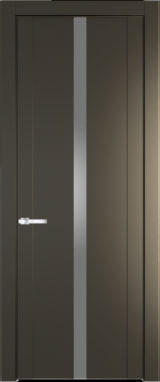 Межкомнатная дверь Profil Doors 1.8 P Lacobel Серебряный лак Перламутр бронза