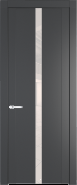 Межкомнатная дверь Profil Doors 1.8 P Перламутровый лак Графит (Pantone 425С)