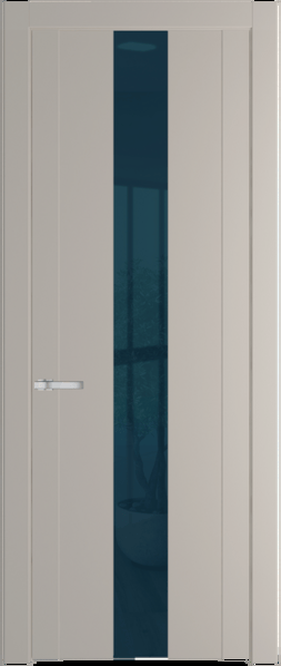 Межкомнатная дверь Profil Doors 1.9 P Зеркало синее Сэнд