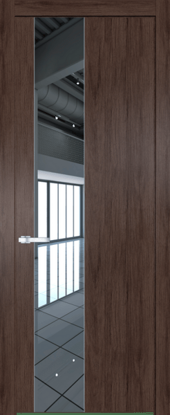 Межкомнатная дверь Profil Doors 19 NW Зеркало Дуб Тобакко