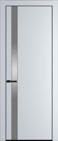 18PA Черный матовый RAL9005 стекло Lacobel Серебряный лак