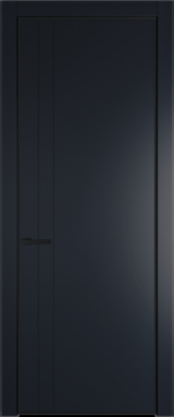 Межкомнатная дверь Profil Doors 12 PA Черный матовый Нэви Блу (RAL 7016)