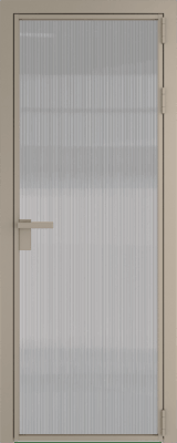 Алюминиевая дверь Profil Doors 1 AG Никель матовый Мору осветленное