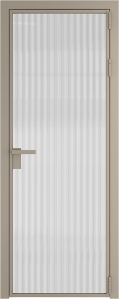 Алюминиевая дверь Profil Doors 1 AG Никель матовый Мору осветленное