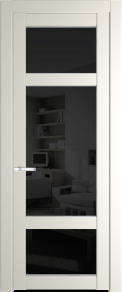 Межкомнатная дверь Profil Doors 1.3.2 PD Черное тонированное Перламутр белый