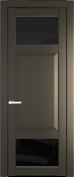 Межкомнатная дверь Profil Doors 1.3.4 PD Черное тонированное Перламутр бронза