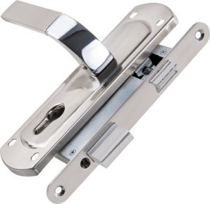 Корпус замка Punto (Пунто) с ручкой LOCKSET25.ORION.5558-1 (KIT P25 5558 ORION) SN/CP мат.никель/хром