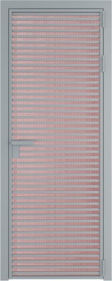 Алюминиевая дверь Profil Doors 12 AG Серебро Кризет Розовый