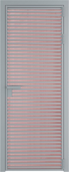 Алюминиевая дверь Profil Doors 12 AG Серебро Кризет Розовый