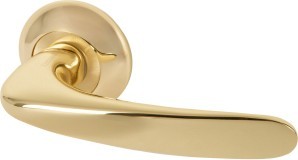 Ручка Armadillo (Армадилло) раздельная R.LD54.Pava (Pava LD42) GP/SG-5 золото/матовое золото TECH (кв. 8х140)