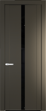 Межкомнатная дверь Profil Doors 1.8 P Lacobel Черный лак Перламутр бронза