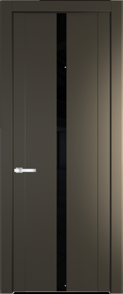 Межкомнатная дверь Profil Doors 1.8 P Lacobel Черный лак Перламутр бронза