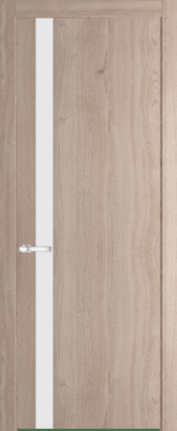 Межкомнатная дверь Profil Doors 18 NW Монохром белый просветленный Дуб Сонома