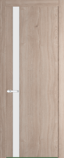 Межкомнатная дверь Profil Doors 18 NW Монохром белый просветленный Дуб Сонома