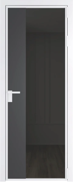 Алюминиевая дверь Profil Doors 7 AG Вайт Тонированное Каштан темный