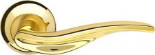 Ручка раздельная Armadillo (Армадилло) Lora LD39-1GP/SG-5 золото/матовое золото