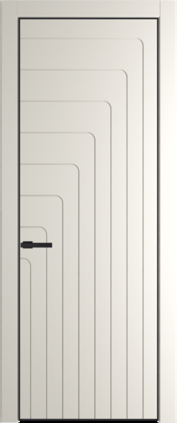 Межкомнатная дверь Profil Doors 10 PA Черный матовый Перламутр белый
