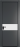 Межкомнатная дверь Profil Doors 17 PA Черный матовый RAL9005 Монохром белый просветленный Графит (Pantone 425С)