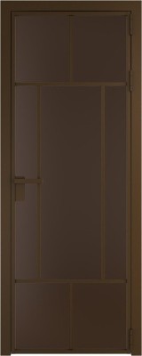 Алюминиевая дверь Profil Doors 10 AG Деорэ Монохром шоколад