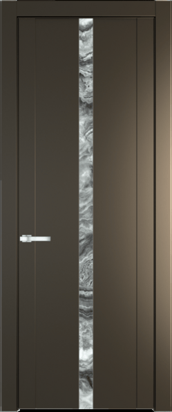 Межкомнатная дверь Profil Doors 1.8 P Атриум серебро Перламутр бронза
