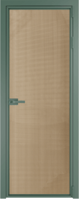 Алюминиевая дверь Profil Doors Orange 1AX.O Кризет Золото Зеленый воск