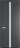 Межкомнатная дверь Profil Doors 1.8 P Белый лак Графит (Pantone 425С)