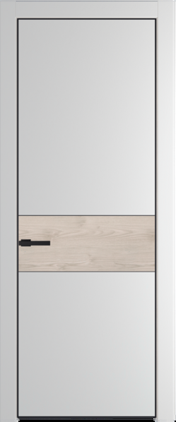Межкомнатная дверь Profil Doors 17 PE Lacobel Белый лак Крем Вайт (RAL 120-02) Черный матовый RAL9005 Каштан светлый