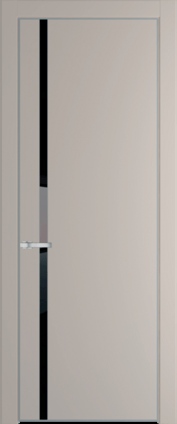 Межкомнатная дверь Profil Doors 21 PA Серебро Черный лак Сэнд