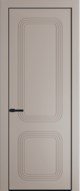 Межкомнатная дверь Profil Doors 35 PA Черный матовый Сэнд