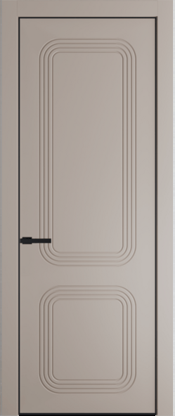 Межкомнатная дверь Profil Doors 35 PA Черный матовый Сэнд