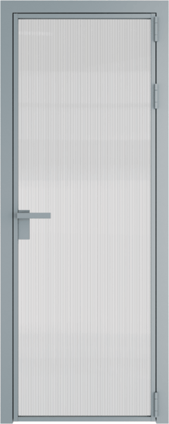 Алюминиевая дверь Profil Doors 1 AG Серебро Мору осветленное
