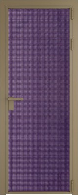 Алюминиевая дверь Profil Doors 1 AG Шампань Кризет Фиолетовый