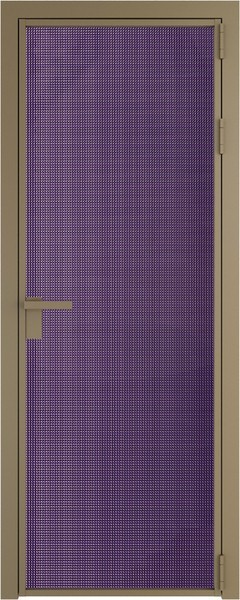 Алюминиевая дверь Profil Doors 1 AG Шампань Кризет Фиолетовый
