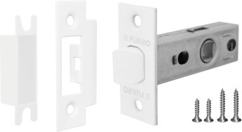 Защелка Fuaro (Фуаро) врезная PLASTP12-45-25 WH белый
