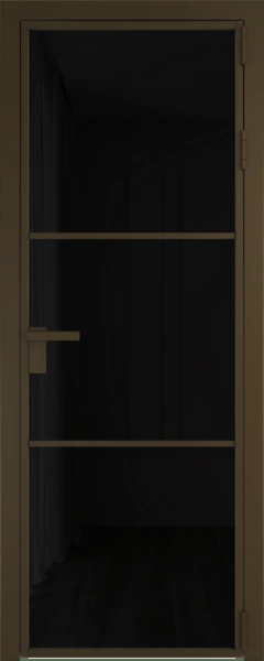 Алюминиевая дверь Profil Doors 13 AG Деорэ Черный триплекс