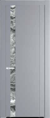 Межкомнатная дверь Profil Doors 1.2 P Атриум серебро Смоки (RAL 870-02)