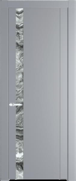 Межкомнатная дверь Profil Doors 1.2 P Атриум серебро Смоки (RAL 870-02)