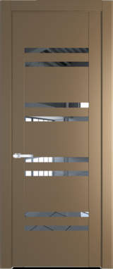 Межкомнатная дверь Profil Doors 1.6 P Прозрачное Перламутр золото