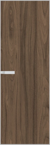 Алюминиевая дверь Profil Doors 1AGN АКП Вайт Ясень горный