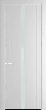 Межкомнатная дверь Profil Doors 1.8 P Lacobel Белый лак Крем Вайт (RAL 120-02)