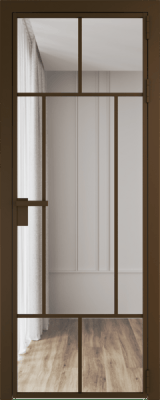 Алюминиевая дверь Profil Doors 10 AG Деорэ Прозрачное