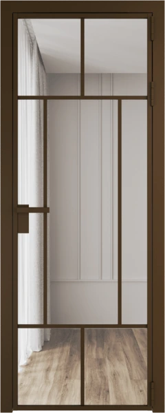 Алюминиевая дверь Profil Doors 10 AG Деорэ Прозрачное