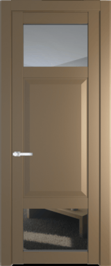 Межкомнатная дверь Profil Doors 1.3.4 PD Прозрачное Перламутр золото