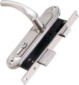 Замок Punto (Пунто) цилиндровый в комплекте с ручкой LOCKSET16.CRONA.4070-1 (KIT P16 4070 CRONA) SN мат.никель