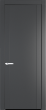 Межкомнатная дверь Profil Doors 1.1 P Графит (Pantone 425С)